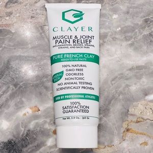 Clayer - Muscle & Joint Pain Relief by- Pure French Clay